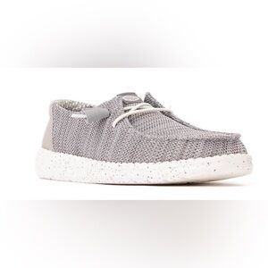 Hey Dude Wendy Star Azora Gray • Women's 8 • Lightweight Slip-Ons, VGUC